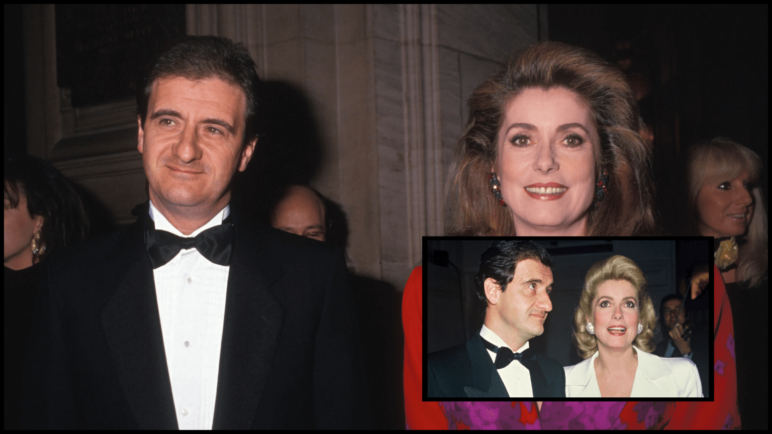 Pierre Lescure et Catherine Deneuve