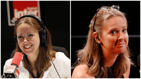 Charline Vanhoenacker et sa compagne